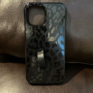 Black Leopard iPhone 12 Pro Max Loopy Case